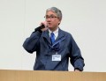 年頭のあいさつを述べる三上執行役員東京会場長