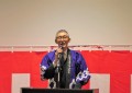 羽田社長が新年のあいさつを述べた