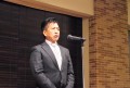 懇親会では森本義則総務委員長があいさつを述べた