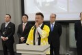 謝辞を述べる貫名青年部会長