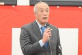 来賓を代表してあいさつを行うJU中販連・奥村流通委員長