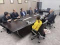 ＪＵ兵庫執行部も寄贈式に出席、懇談した