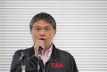 大久保会場長が会員への感謝の言葉を述べた