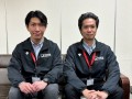 安田リーダー（左）と小林４輪統括リーダー（右）