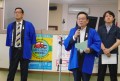 富川新理事長は当日は金融委員長としてあいさつを述べた