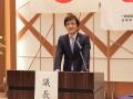 通常総会の冒頭、岡会…