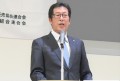 あいさつを述べる加藤…