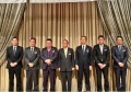 総会後の懇親会で執行部が登壇