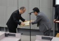 小野田会長・理事長に感謝状が授与された