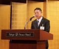 懇親会で新会長就任あ…