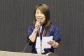 あいさつを述べる白木会場長