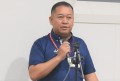 あいさつを述べる後藤会場長