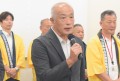 来賓を代表してあいさつを行うＪＵ中部・奥村会長
