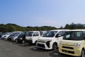 ヤードには幅広い出品車が集まった