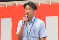 セリ前にあいさつを述…