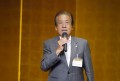 財藤和喜男最高顧問があいさつに立った