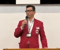 大森指導環境委員長が「いち金‼チャリティー買っ得コーナー」を進行