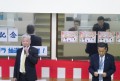 セレモニーではＪＵ京都からは浅野理事長と三田村流通委員長が登壇した