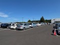 茨城ヤードに並ぶ出品車