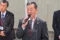 来賓を代表してあいさつを述べるＪＵ中部・山下指導環境委員長