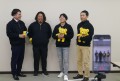 若手メンバー４人で笑顔あふれる動画撮影