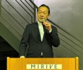 伊藤社長が登壇し新年のあいさつ