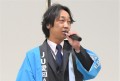 セリ前にあいさつを述べる樋田青年部会長