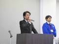 室田流通委員長が感謝の言葉を述べた