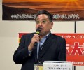 千﨑理事長が事業への参加、協力に謝辞を述べた