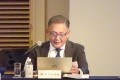 事業報告を行った鈴木欣也専務理事