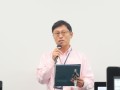 笹井会場長が感謝を述べる