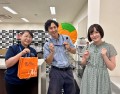 イベント企画で会場を盛り上げた（中央に営業課の笹原さん）