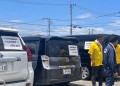 役員や青年部会員が車に物資を積み込んで被災地へ（写真提供＝ＪＵ熊本）
