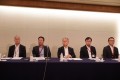 記者会見の様子
