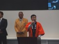 開会時、活発な取引を呼びかける沓澤青年部会長