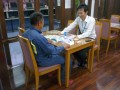 ベイカフェで会員とコミュニケーション（開催日以外も開放中）