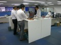 営業立ち席カウンター（椅子をあたためず会員へのフォローをスピーディに）