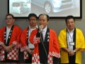 挨拶に立つ新井貴臣ＪＵ千葉青年部部会長