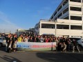 視察団一行