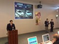 挨拶に立つ河原シニアマネージャー