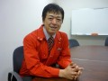 抱負を語る日比野雅紀課長