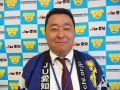 抱負を語る青年部部会長の森川実氏（もりかわみのる）