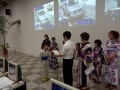 ちびっ子会場長就任式の模様