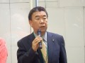 祝辞を述べるJU静岡萩原筆頭副部会長