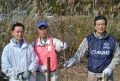 左からさくらプロジェクト小宮理事長、猪狩副村長、藤崎社長