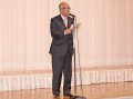 祝辞を述べるＪＵ中販連澤田稔会長