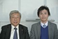 日本マイスター検定協会・山内代表理事（右）と吉岡氏（右）