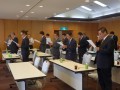 ＪＵ総会恒例の販売憲章の唱和