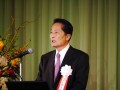 安藤社長は祝賀会に駆けつけた多数の来賓を前に謝辞を述べた