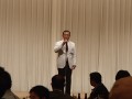 懇親会で北薗会長が挨拶を述べた